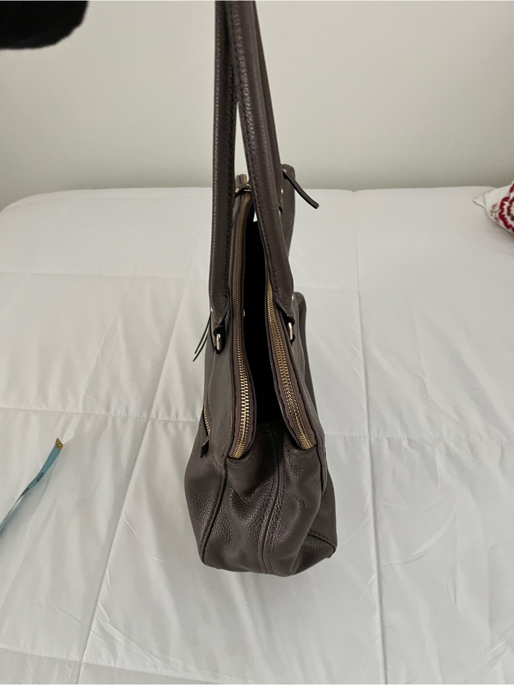 Kate Spade brown pebbled leather handbag - Picture 4 of 15